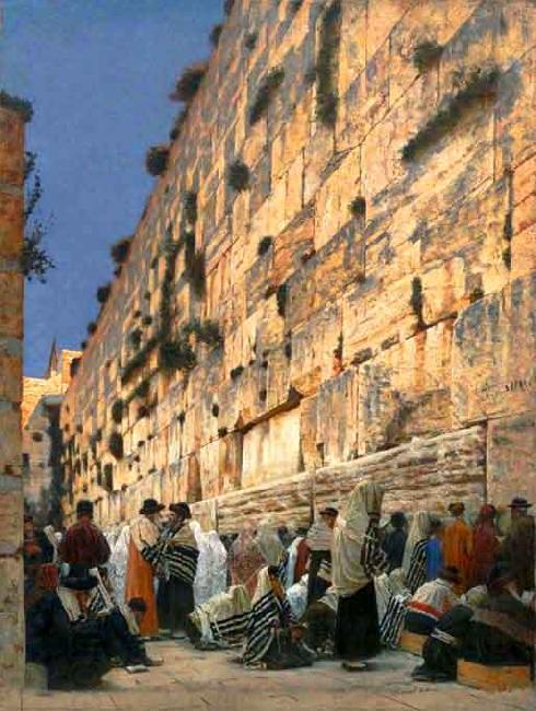 Vasily Vereshchagin Solomons Wall China oil painting art
